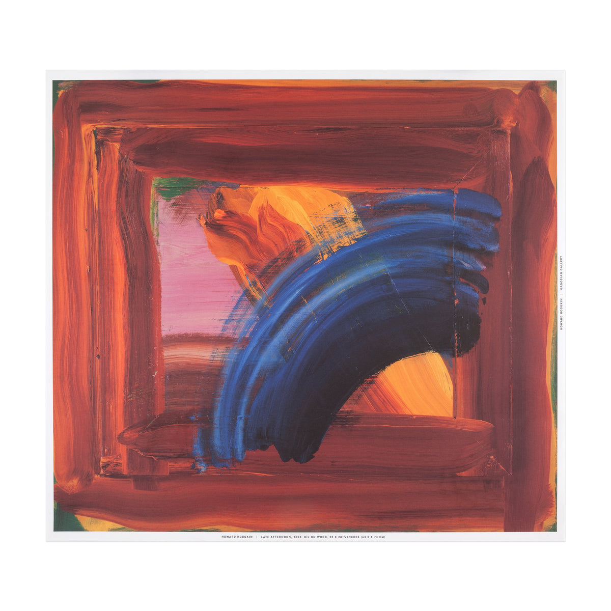 Howard Hodgkin Late Afternoon Poster | Gagosian Shop