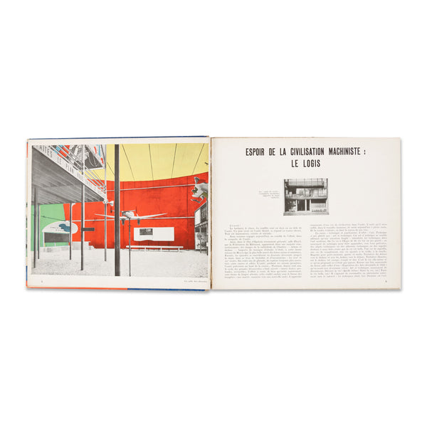 Interior spread of Le Corbusier: Des Canons, des munitions? Merci! Des logis . . . s.v.p. rare book