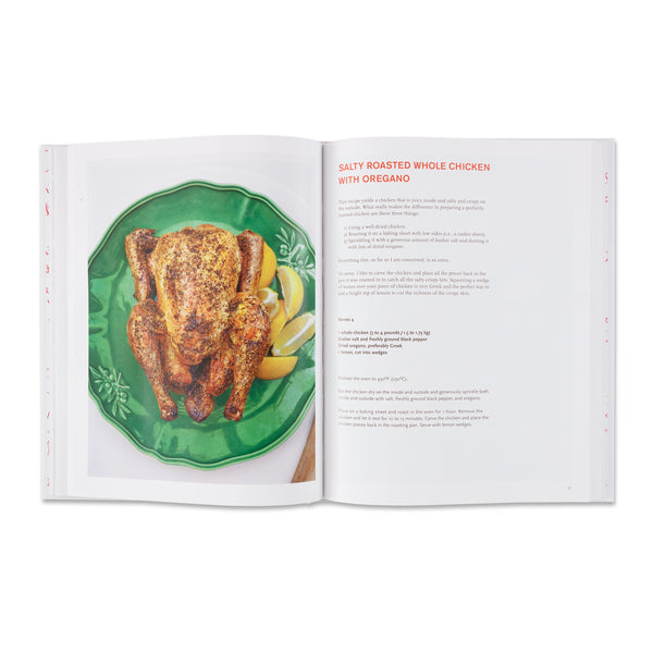 Interior spread of the cookbook Mina Stone: Lemon, Love & Olive Oil