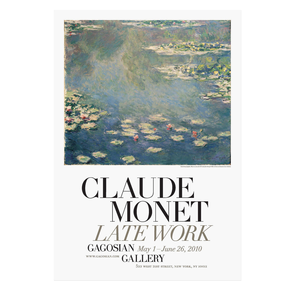 Claude Monet: Late Work Poster | Gagosian Shop