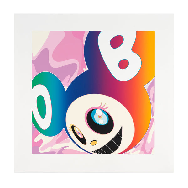 Takashi Murakami: AND THEN Rainbow print