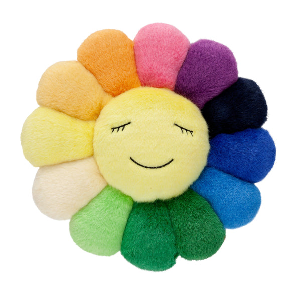 Back of Front of Takashi Murakami: Flower Cushion in Rainbow