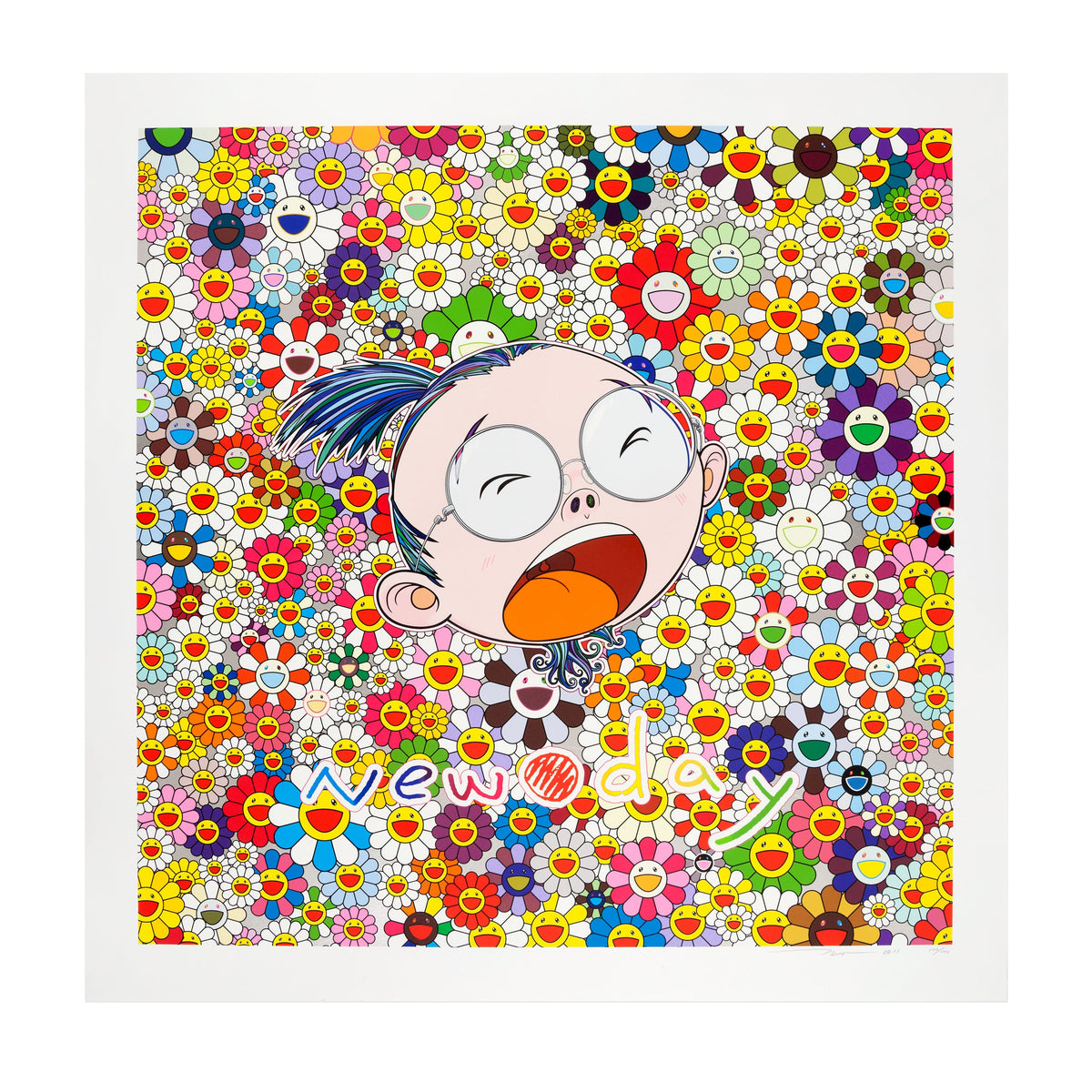 Takashi Murakami: New Day: Self-Portrait Print | Gagosian Shop