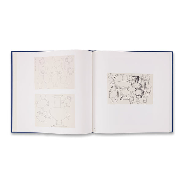 Interior spread of the book Ceramics by Picasso