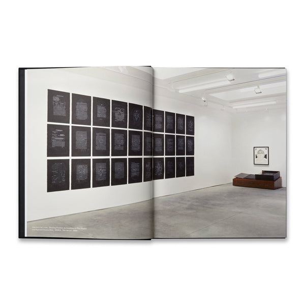 Interior spread of the book Titus Kaphar and Reginald Dwayne Betts: Redaction