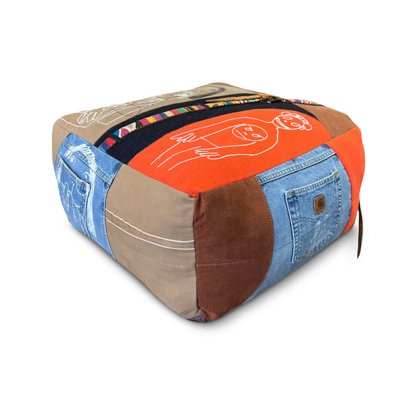 Darren Romanelli for Katz + Dogg Color Belt Ottoman