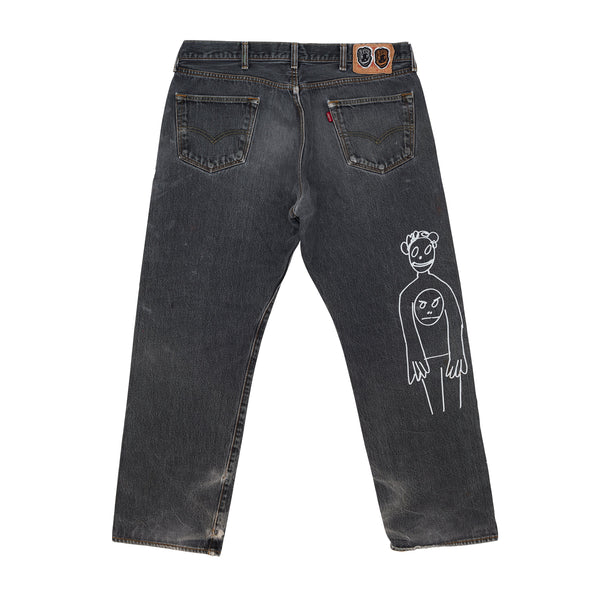 Back of Darren Romanelli for Katz + Dogg Jeans