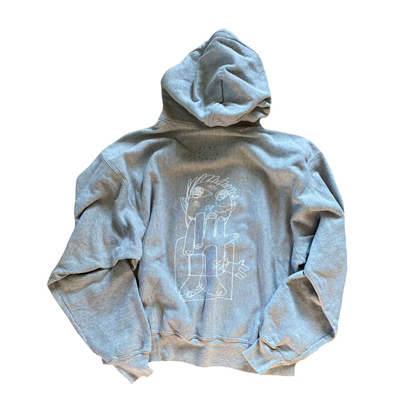 Back of Darren Romanelli for Katz + Dogg Wrestling Hoodie