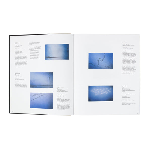 Interior spread of the catalogue raisoné Edward Ruscha Catalogue Raisonné of the Works on Paper: Volume Three 1998–2018