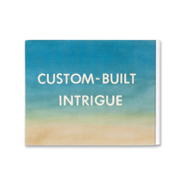 Back cover of the book Ed Ruscha: Custom-Built Intrigue, Drawings 1974–1984