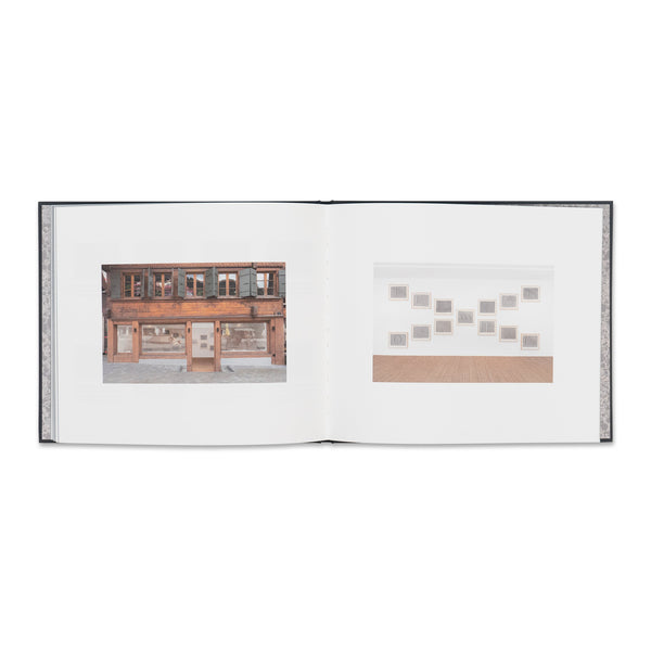 Interior spread of the book Ed Ruscha: Dedication Stones