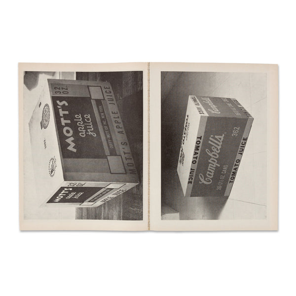 Interior of book Andy Warhol, published by Moderna Museet, Stockholm