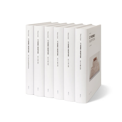 Six volumes of the Cy Twombly: Inscriptions