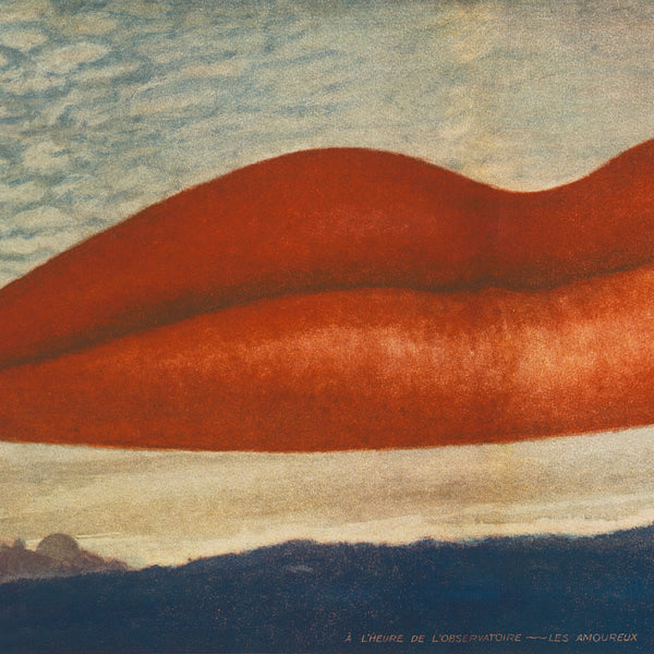 Detail of the print "A l’heure de l’observatoire, les Amoureux" by Man Ray