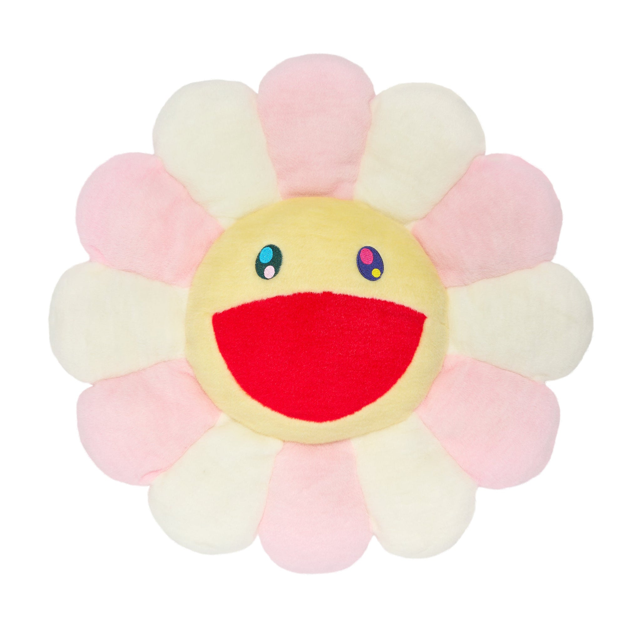 Front of Takashi Murakami: Flower Cushion (Pink/Yellow)