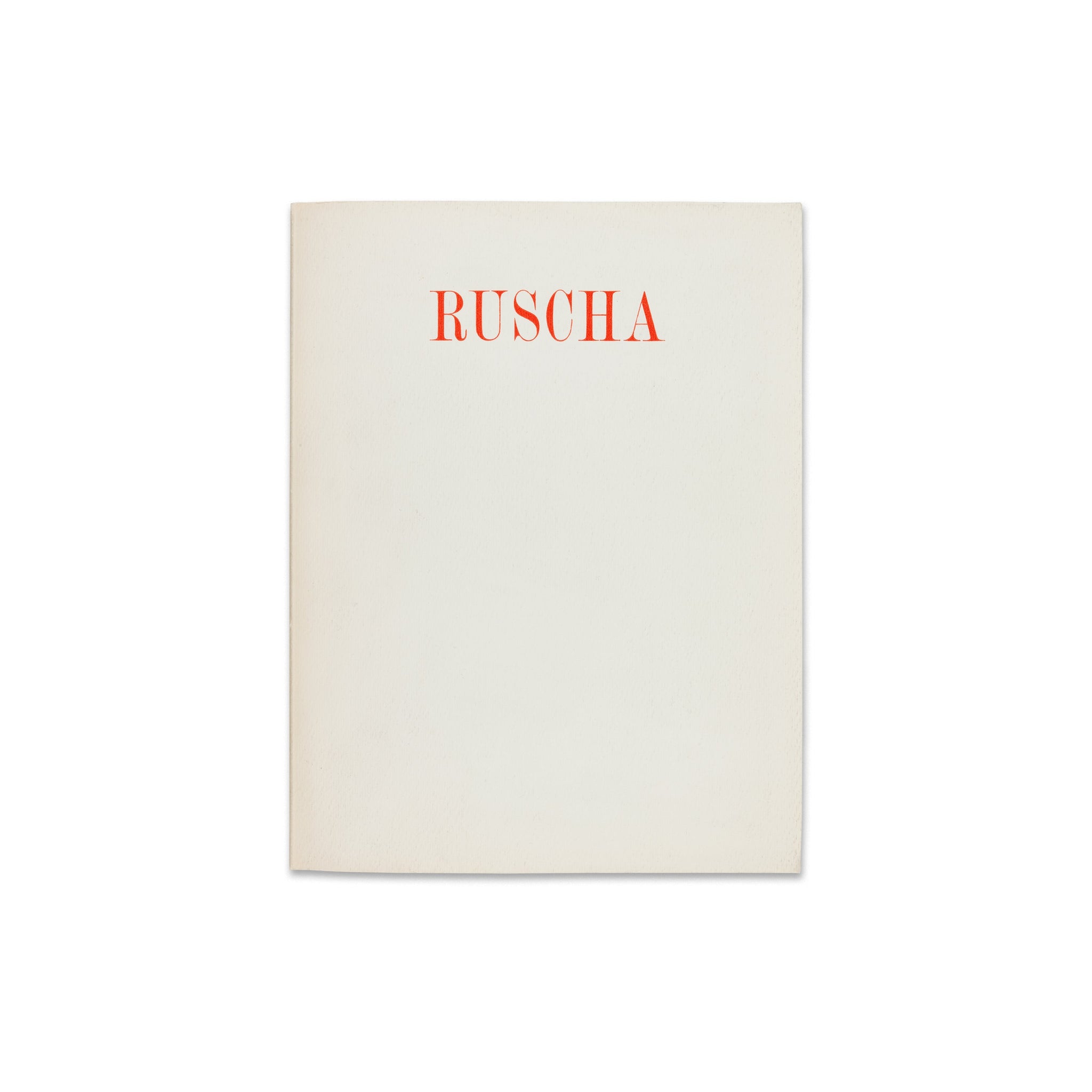 Front cover of Edward Ruscha 1970 rare book published by Galerie Alexandre Iola