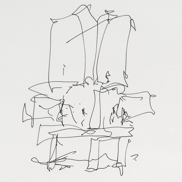 Detail of Frank Gehry: House Study Detail A print