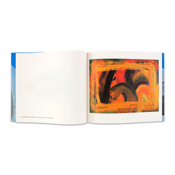 Interior spread of Howard Hodgkin: Paintings (Deluxe Edition) rare book 