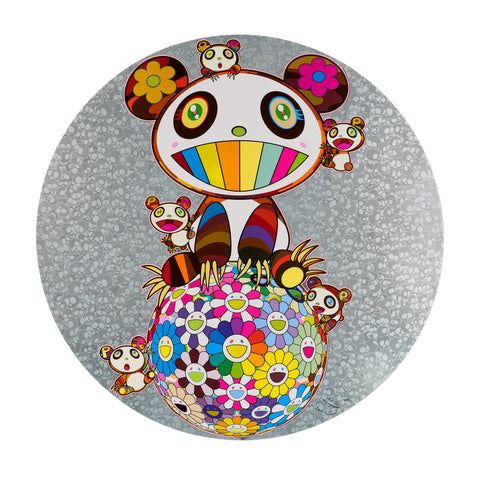 Takashi Murakami: Panda with Panda Cubs print