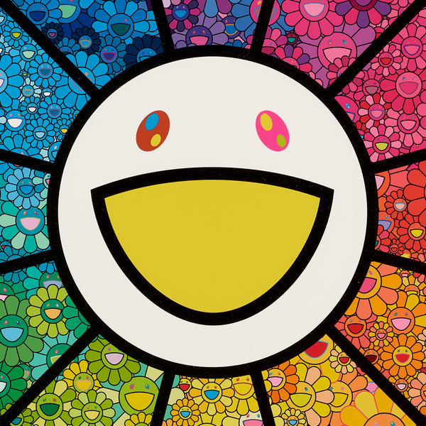 Detail of Takashi Murakami: Flower Sparkles! print