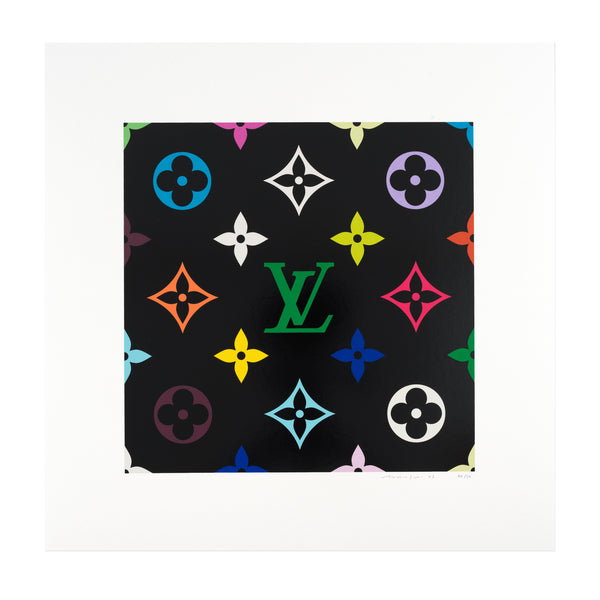 Takashi Murakami: SUPERFLAT Monogram (Green) Screen Print | Gagosian Shop