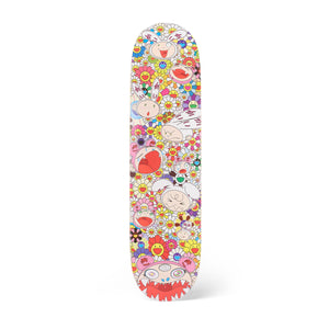 Front of Takashi Murakami: TMKK Character Skateboard Deck