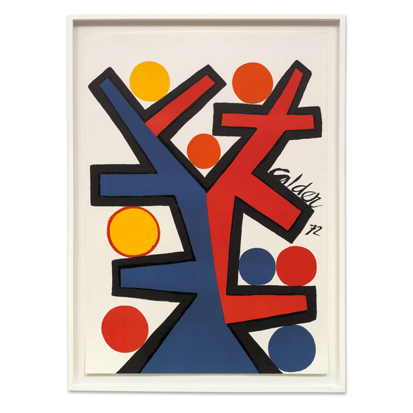 Alexander Calder: Assymétrie poster in a frame