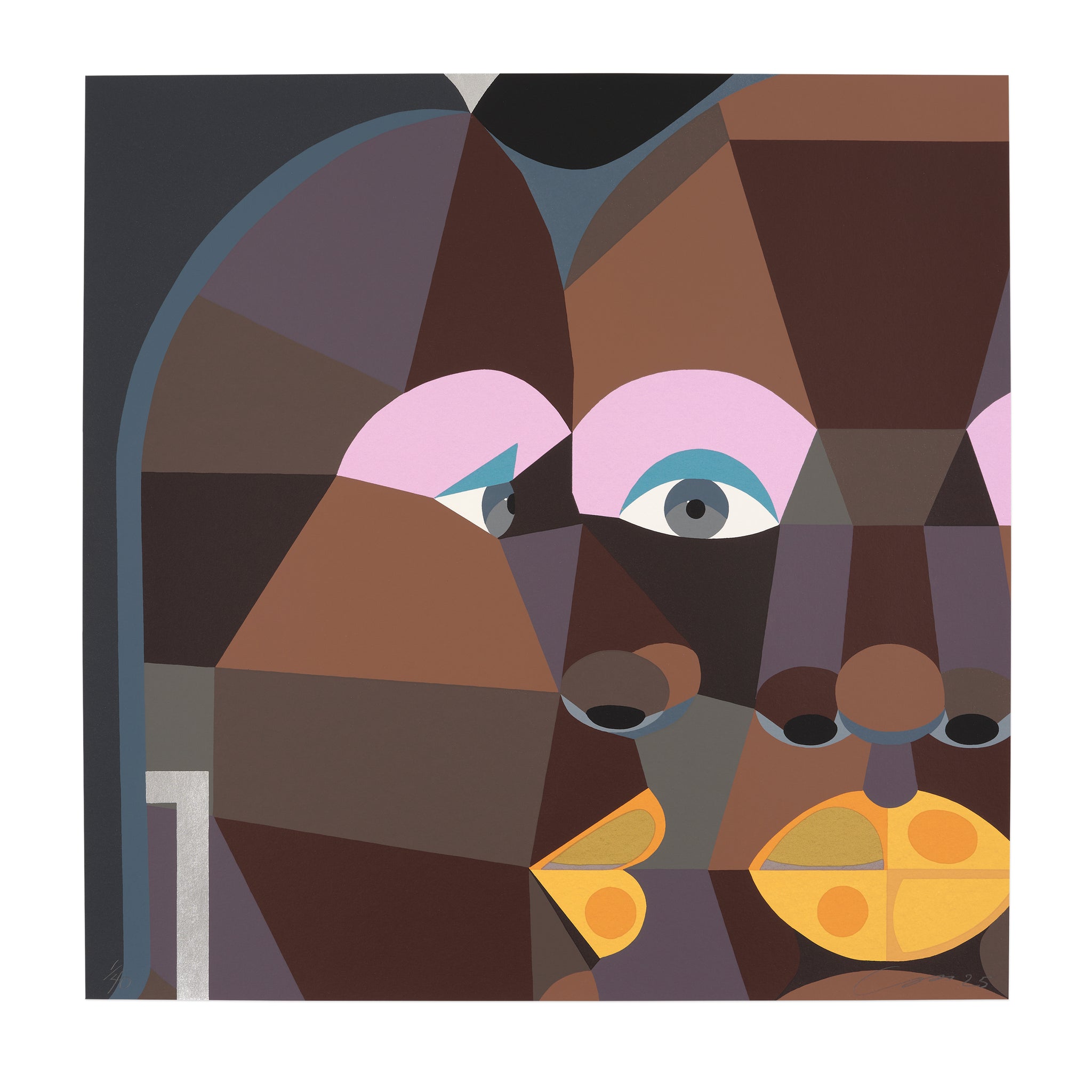 Derrick Adams: Fixing My Face print