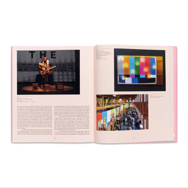 Interior spread of Derrick Adams monograph