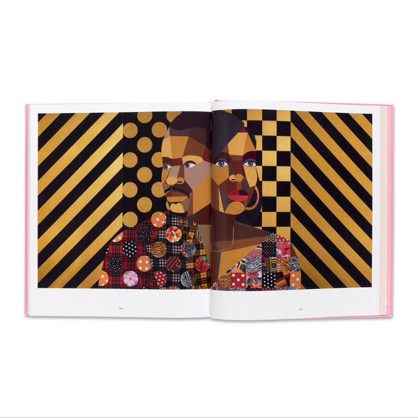 Interior spread of Derrick Adams monograph