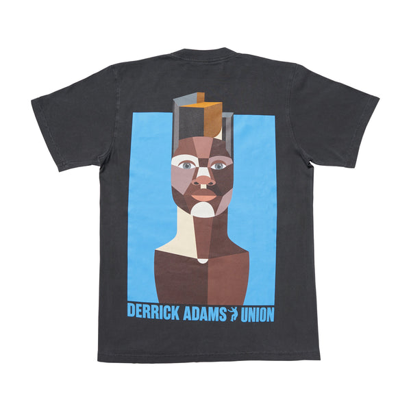 Back of the black Derrick Adams × Union: Art Tee