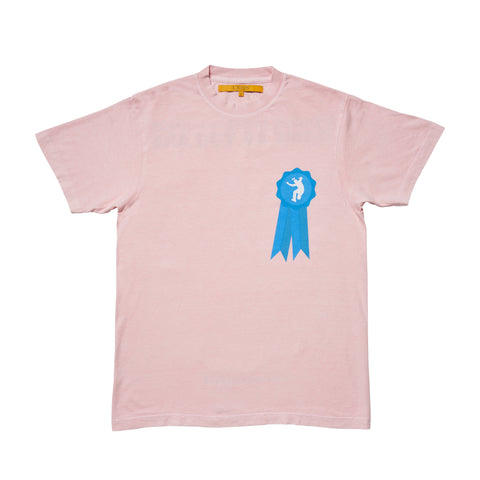Front of the pink Derrick Adams × Union: Show Tee