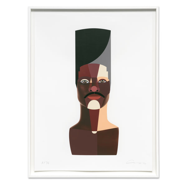 Derrick Adams: Style Variation 3 (High Top) print in frame