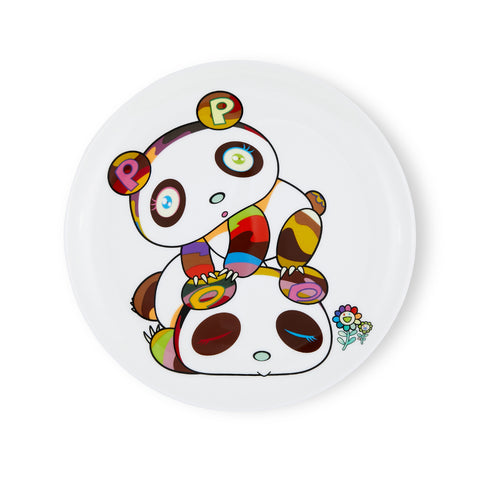 Dinner plate featuring artwork by Takashi Murakami