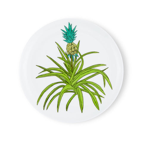 Dinner plate featuring artwork by Jonas Wood