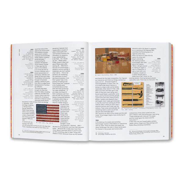 Interior spread of Richard Artschwager (MART) book