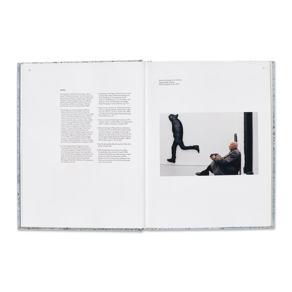 Interior spread of Richard Artschwager: No More Running Man book
