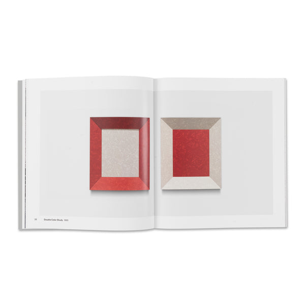 Interior spread of the book Richard Artschwager, published in 2021