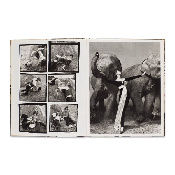 Interior spread of Richard Avedon: Evidence 1944–1994 rare book