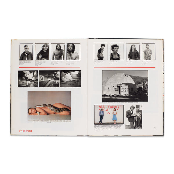 Interior spread of Richard Avedon: Evidence 1944–1994 rare book