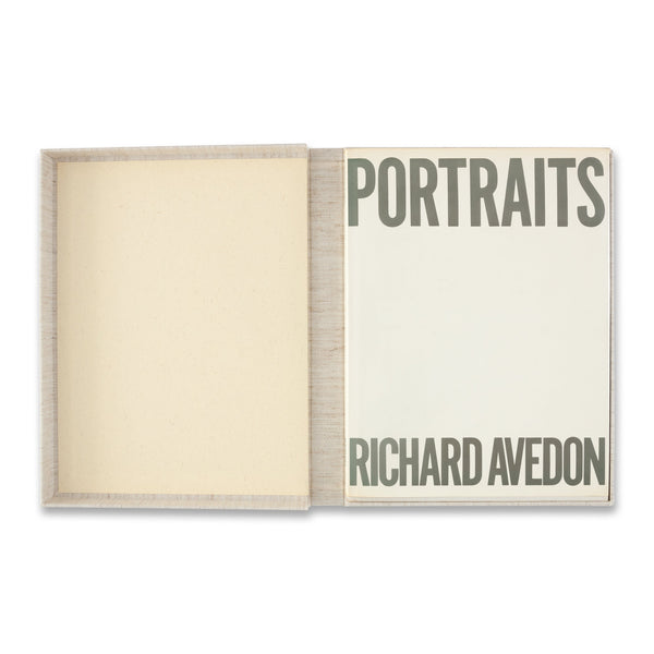 Richard Avedon: Portraits rare book in clamshell box