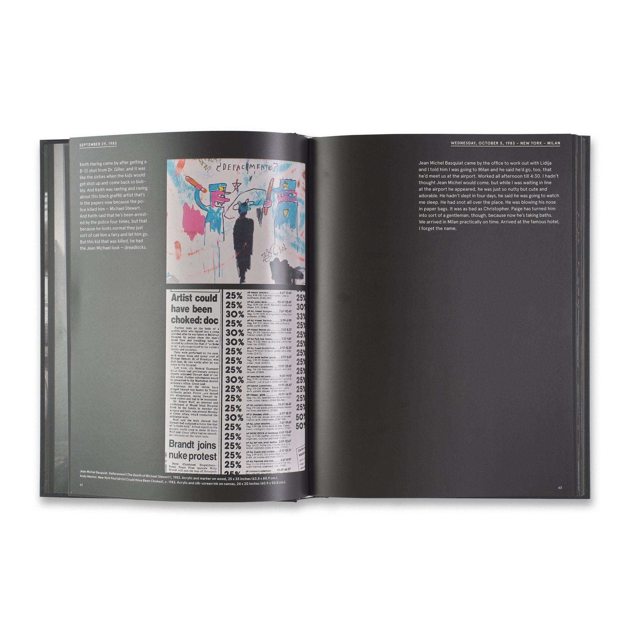 Warhol on Basquiat Book | Gagosian Shop