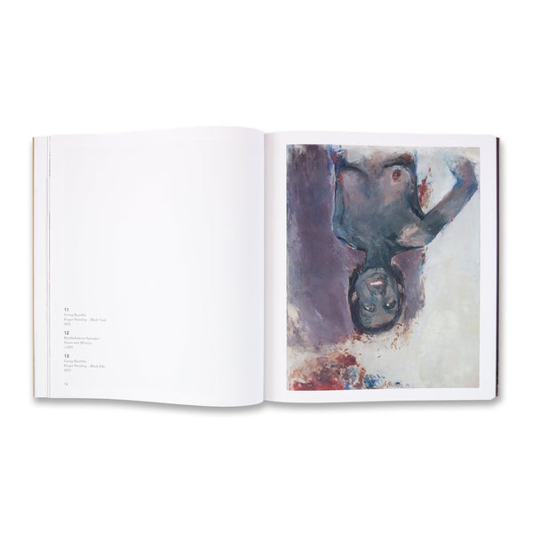 Interior spread of the book Baselitz: Naked Masters