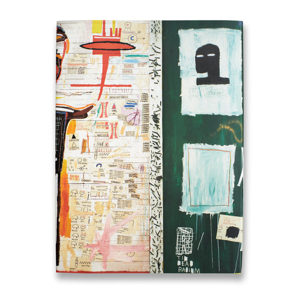 Back cover of the dust jacket for the Jean-Michel Basquiat monograph