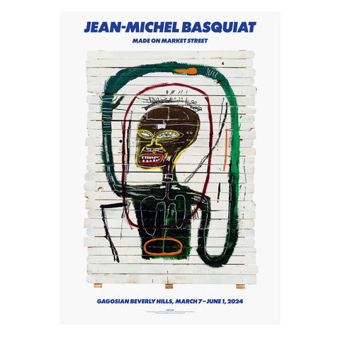 Jean-Michel Basquiat poster featuring the artwork "Flexible"