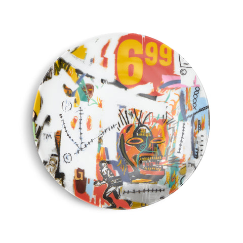 Jean-Michel Basquiat and Andy Warhol: 6.99 (Skull) Plate
