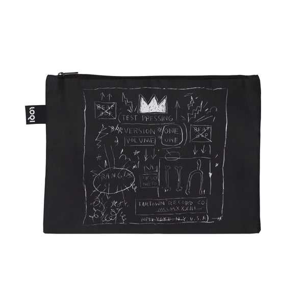 Jean-Michel Basquiat medium zip pouch