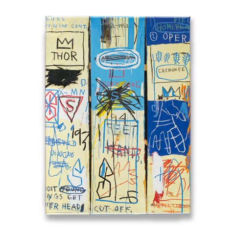 Front of Jean-Michel Basquiat: Charles the First Jigsaw Puzzle box