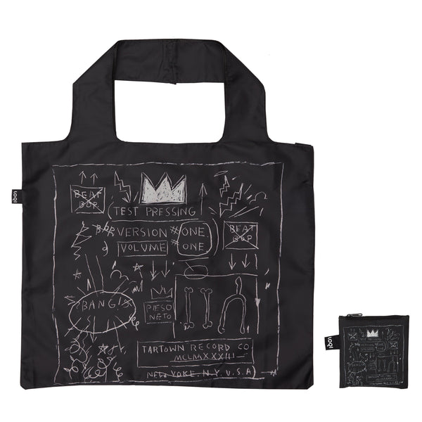 Jean-Michel Basquiat: Crown Tote Bag with small zippered pouch