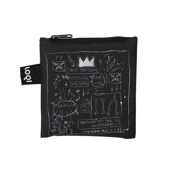 Small zippered pouch to store the Jean-Michel Basquiat: Crown Tote Bag